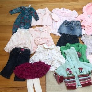 Bundle of Baby Girl Clothes